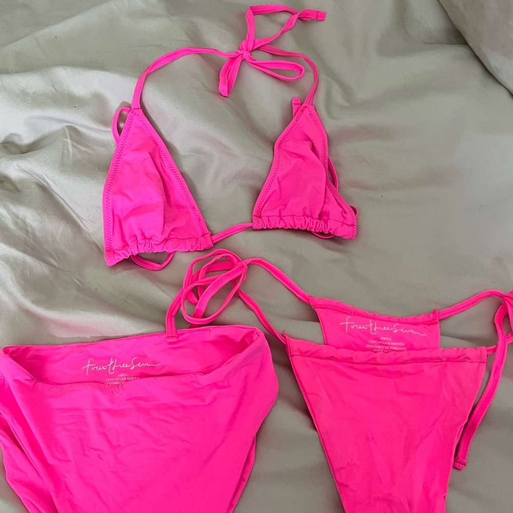 437 Swim Pink Bikini Set